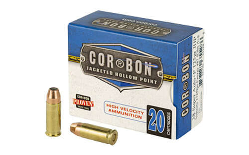 Ammunition Corbon Ammo Self Defense 38Super CORBON 38SUPER+P 125GR JHP 20/500 • Model: Self Defense